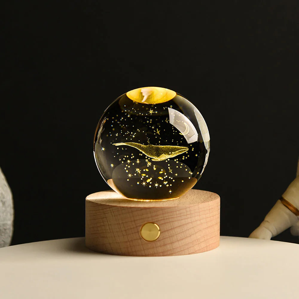 LED Crystal Ball Lamp