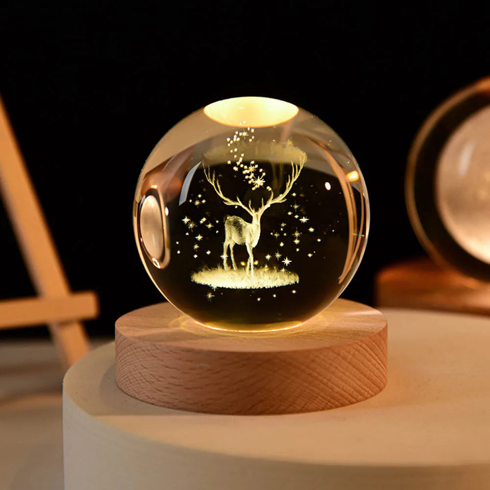 LED Crystal Ball Lamp