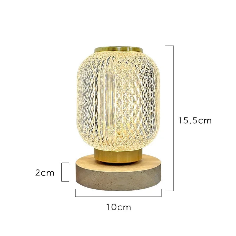 LED Crystal Desk Lamp