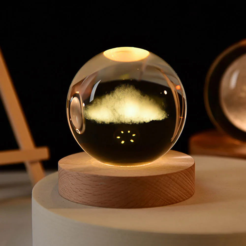 LED Crystal Ball Lamp