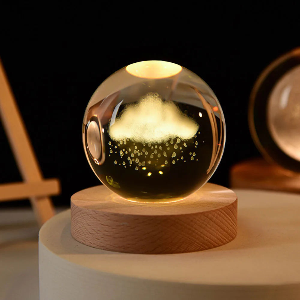 LED Crystal Ball Lamp