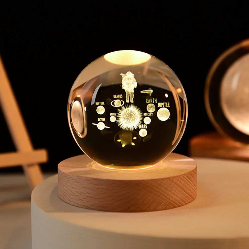 LED Crystal Ball Lamp