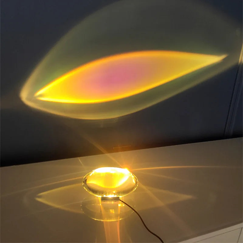 LED Crystal Eye Desk Lamp