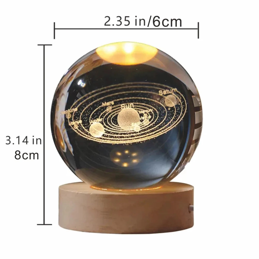 LED Crystal Ball Lamp