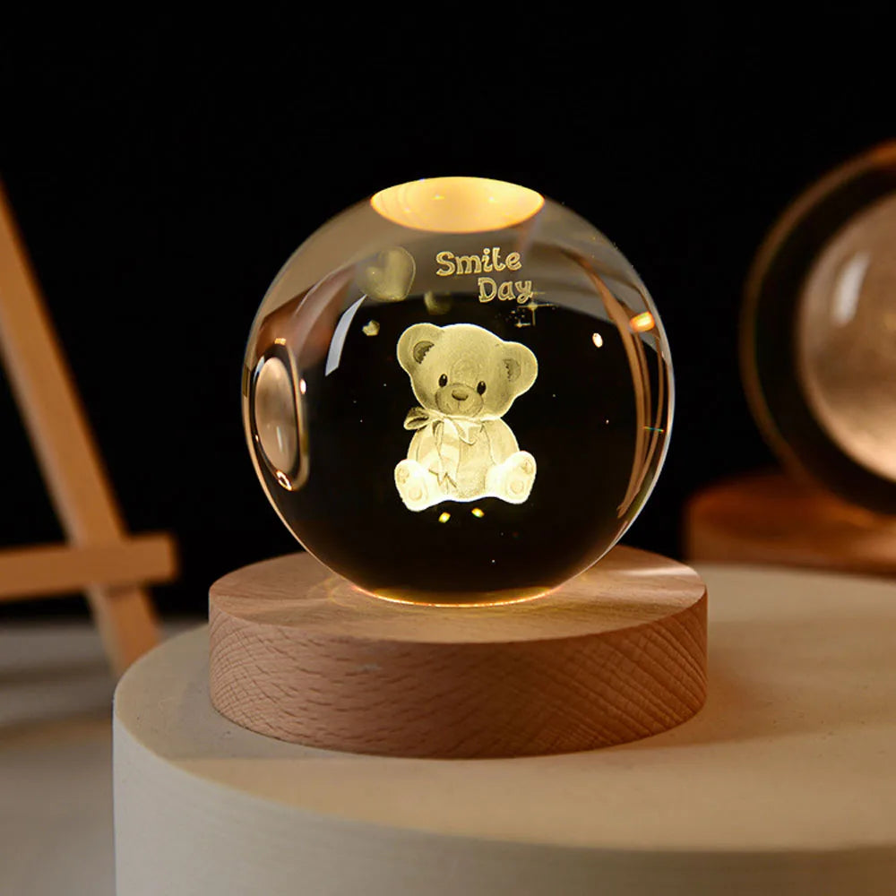 LED Crystal Ball Lamp