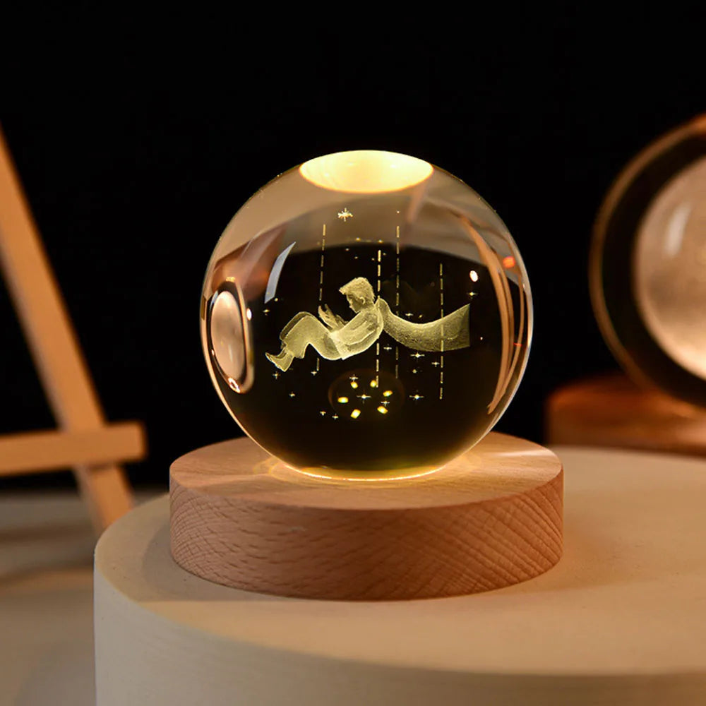 LED Crystal Ball Lamp