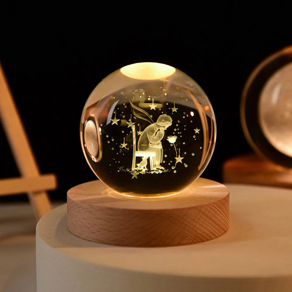 LED Crystal Ball Lamp