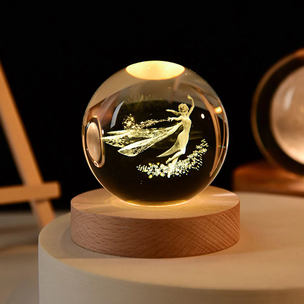 LED Crystal Ball Lamp