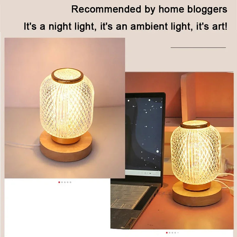 LED Crystal Desk Lamp