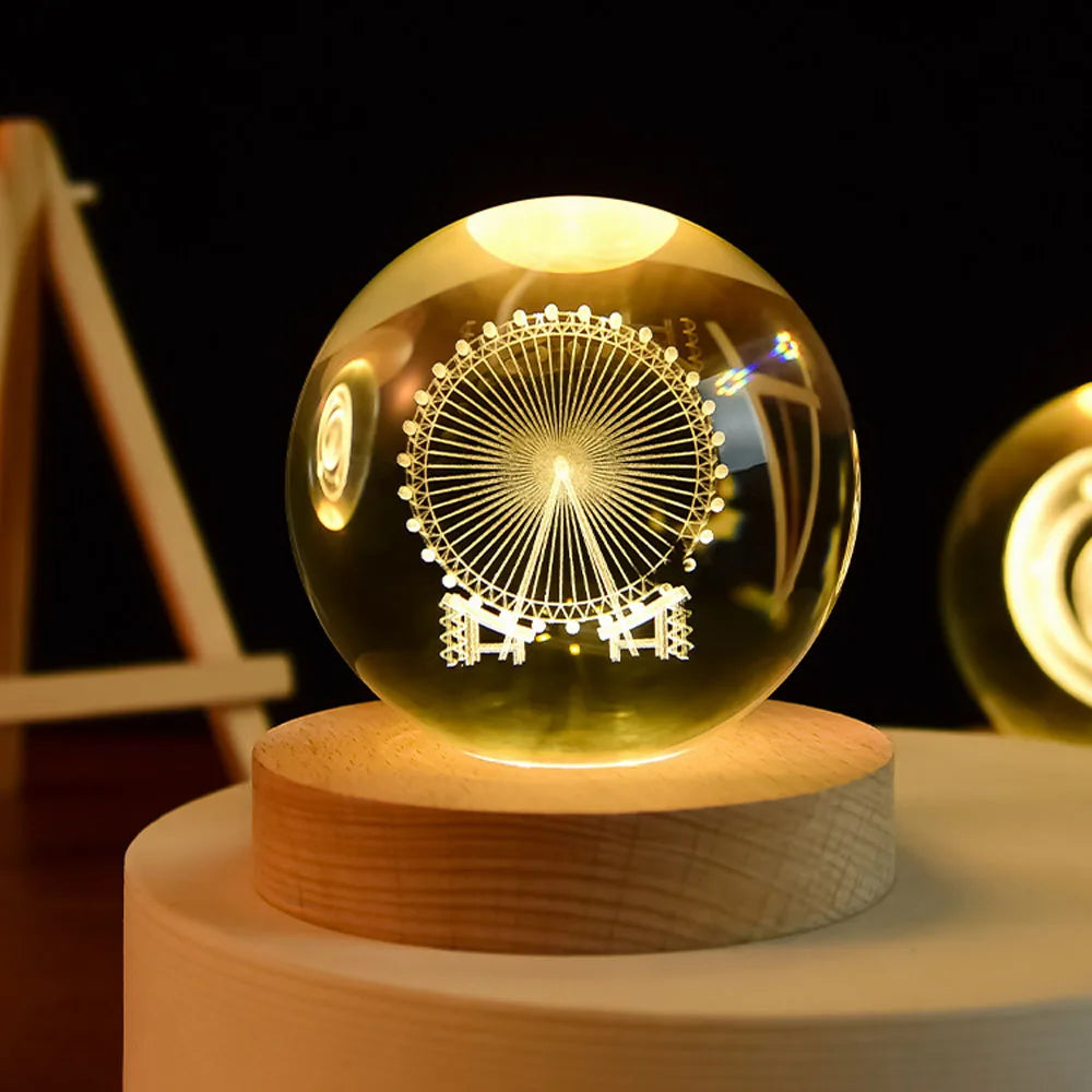 LED Crystal Ball Lamp