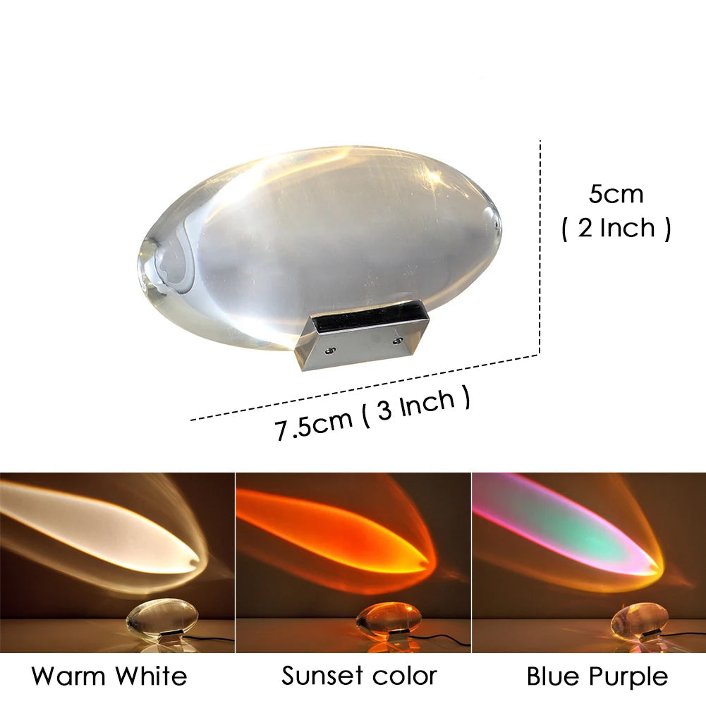 LED Crystal Eye Desk Lamp