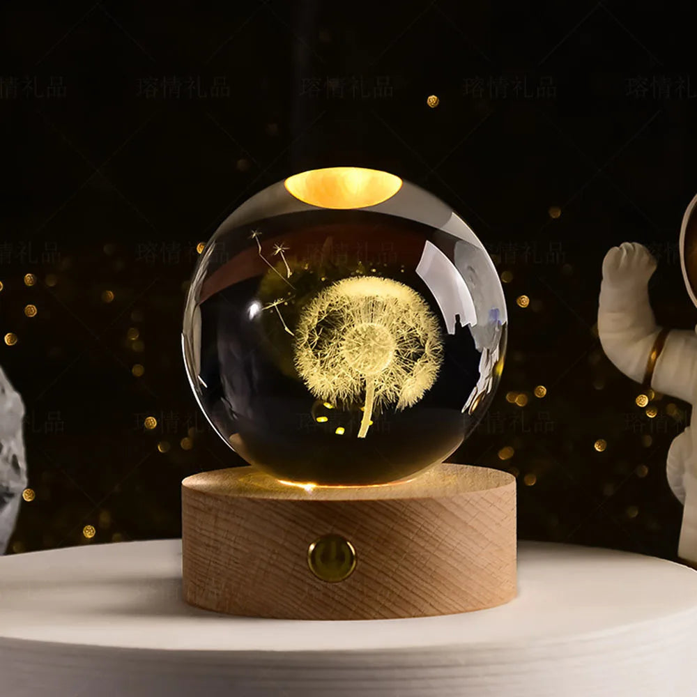 LED Crystal Ball Lamp