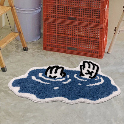 Drowning Hands Rug