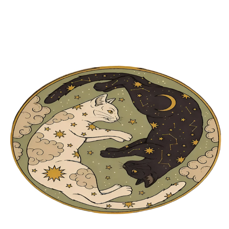 Cute Cat  Round Rug