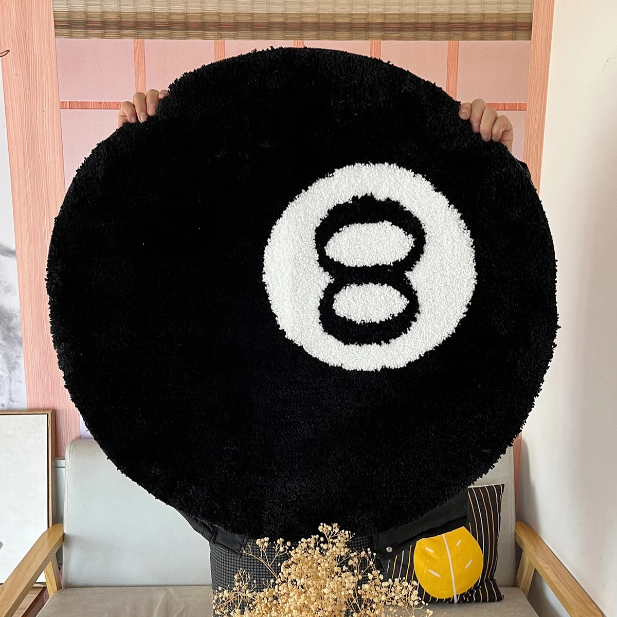 8 Ball Round Rug