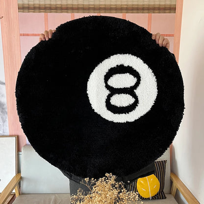 8 Ball Round Rug