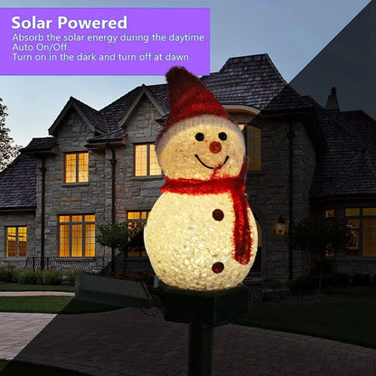 Solar Powered Snowman