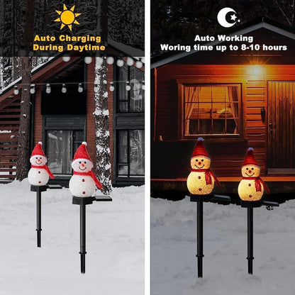 Solar Powered Snowman