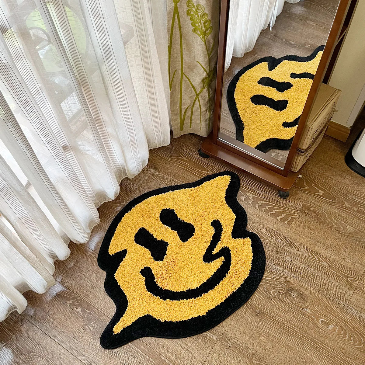 Yellow Smiling Rug