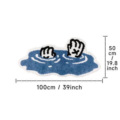 Drowning Hands Rug