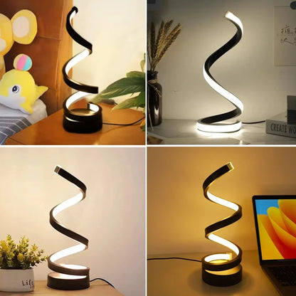 LED Spiral Desk Lamp